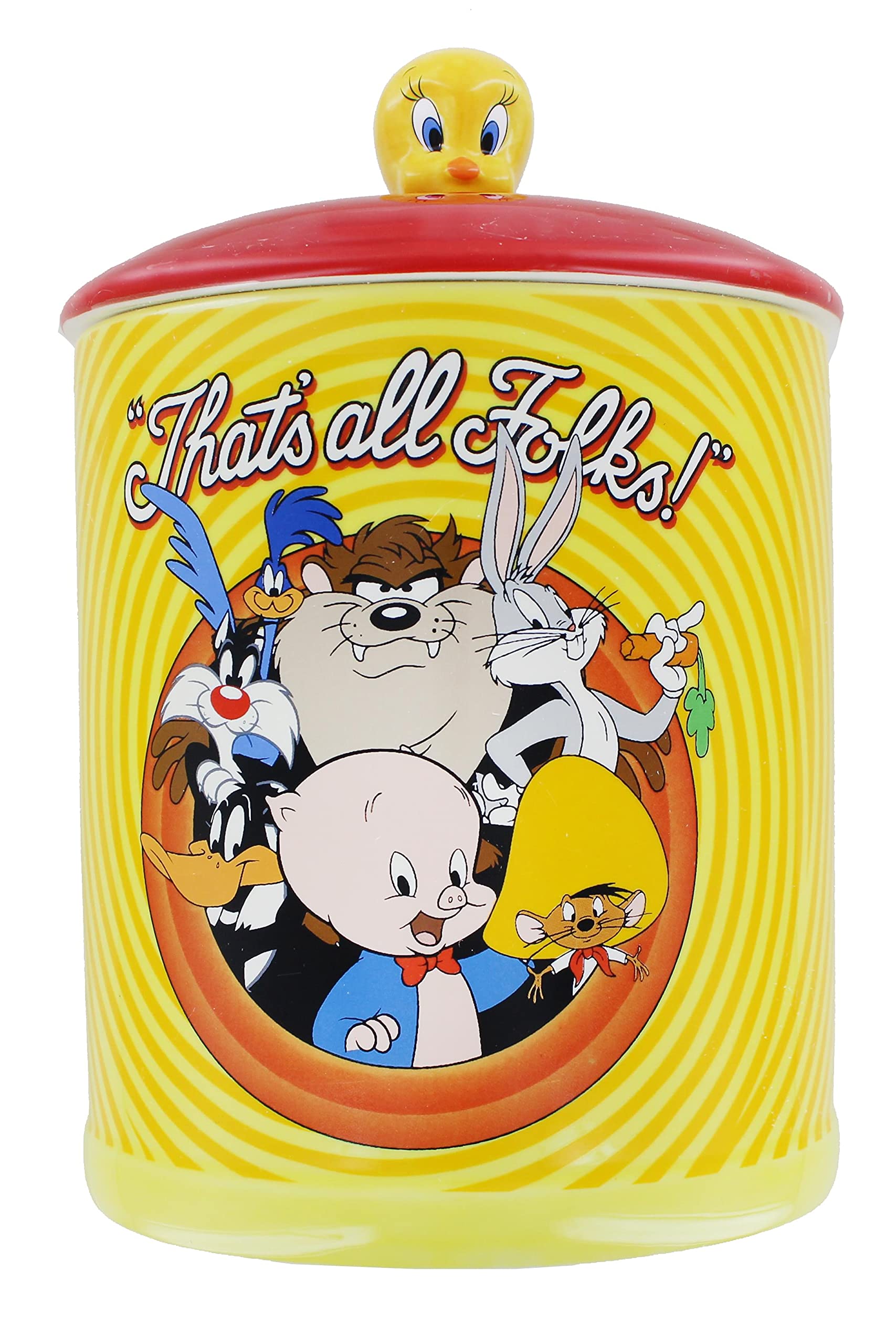 Amazon.com: Silver Buffalo Looney Tunes That's All Folks Large